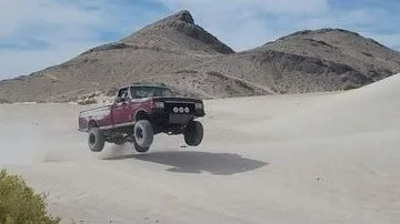 Truck in action